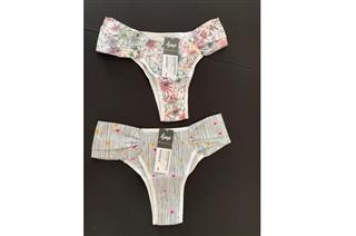 Tanga Drapê Avulsa Variados e Calcinha Mega Pala Lisa