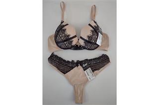 Conjunto Fio Renda Chantily Passion Nude