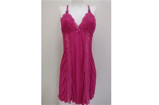 Camisola Plume Renda Chateau Rose