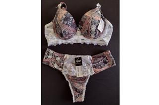 CONJ. FIO REFORÇADO RENDA FELINO TRIBAL 