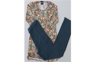 PIJAMA PLUME TIGRE FLORAL SUSHI 