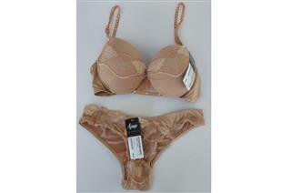 CONJ. CHARMOUSSE RENDA GREGA ROSÊ GOLD 