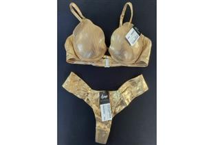 CONJ. FIO LAMÊ IMPORT GOLD SEREIA XVIII 