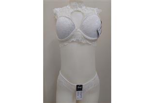 Conjunto Fio Majestade Renda Francesa Off White