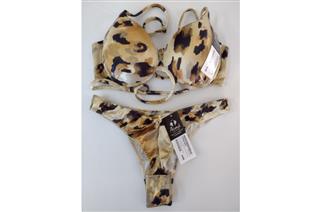 Conjunto Veludo Molhado Leopardo Gold Normal