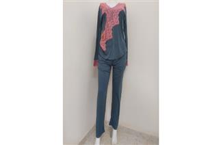 Pijama Plume Peluciado Petroleo Renda Sushi