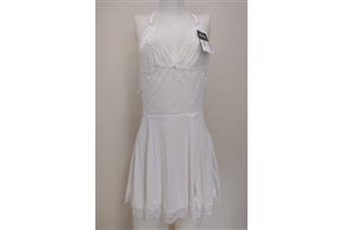 Camisola Plume Núpcias Labelle, Cinturita Renda Macramê Neve e Persex Renda Laos Boreal Neve 