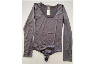 Body Manga Longa Decote U Cirrê Niero