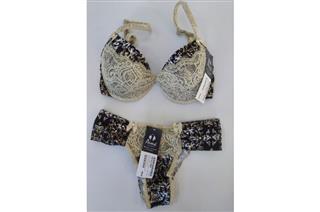 Conjunto Arabesco Renda Charm. Taupe