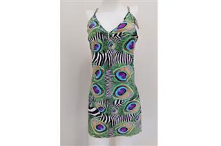 Camisola Plume Fio Lua de Mel Niero Fio e Jogo Camisola Curto Sophis Estampa Digital Animal Safari